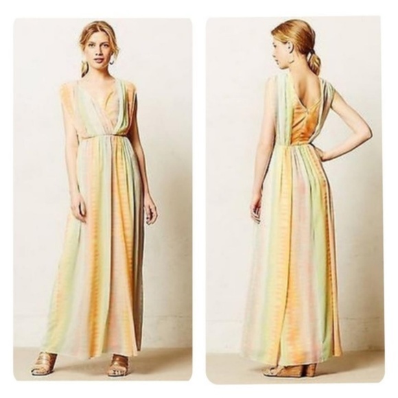 Anthropologie Dresses & Skirts - ANTHROPOLOGIE LIL PASTEL GRECIAN MAXI DRESS
